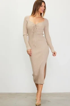 Ribbed Sweater Dress