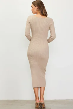 Ribbed Sweater Dress