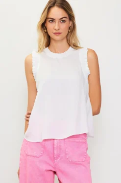 Ruffle Detail Woven Top
