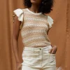 Ruffle Sleeve Sweater