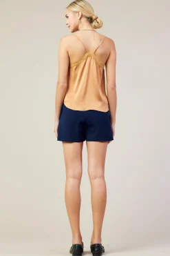 Satin Lace Cami Top