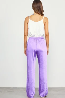 Satin Straight Leg Pant