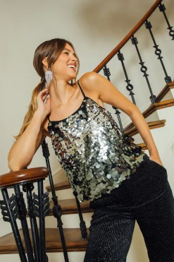 Sequin Cami Top