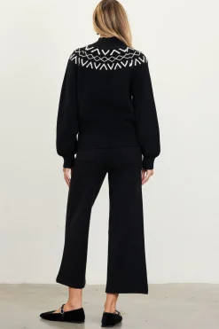 Sequin Detail Fair Isle Sweater