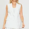 Sleeveless Tailored Blazer