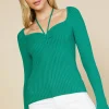 Strappy Halter Ribbed Sweater