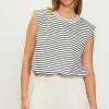 Striped Muscle Tank