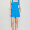 Tailored Pintuck Shorts