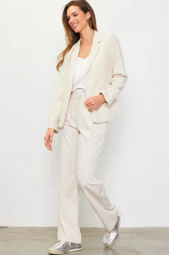 Tailored Single Button Blazer