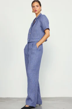Tailored Tweed Cropped Blazer