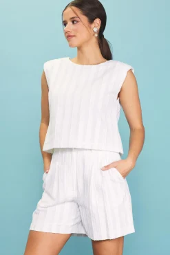 Textured Striped Top