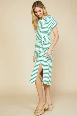 Twist Detail Knit Dress