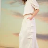 Utility Cargo Pocket Midi Skirt