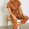 Utility Short Sleeve Jumpsuit