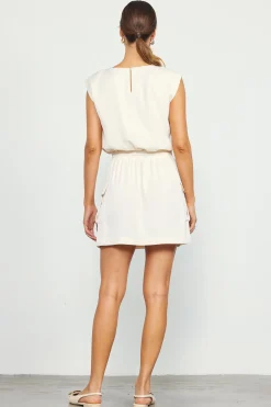Utility Sleeveless Mini Dress