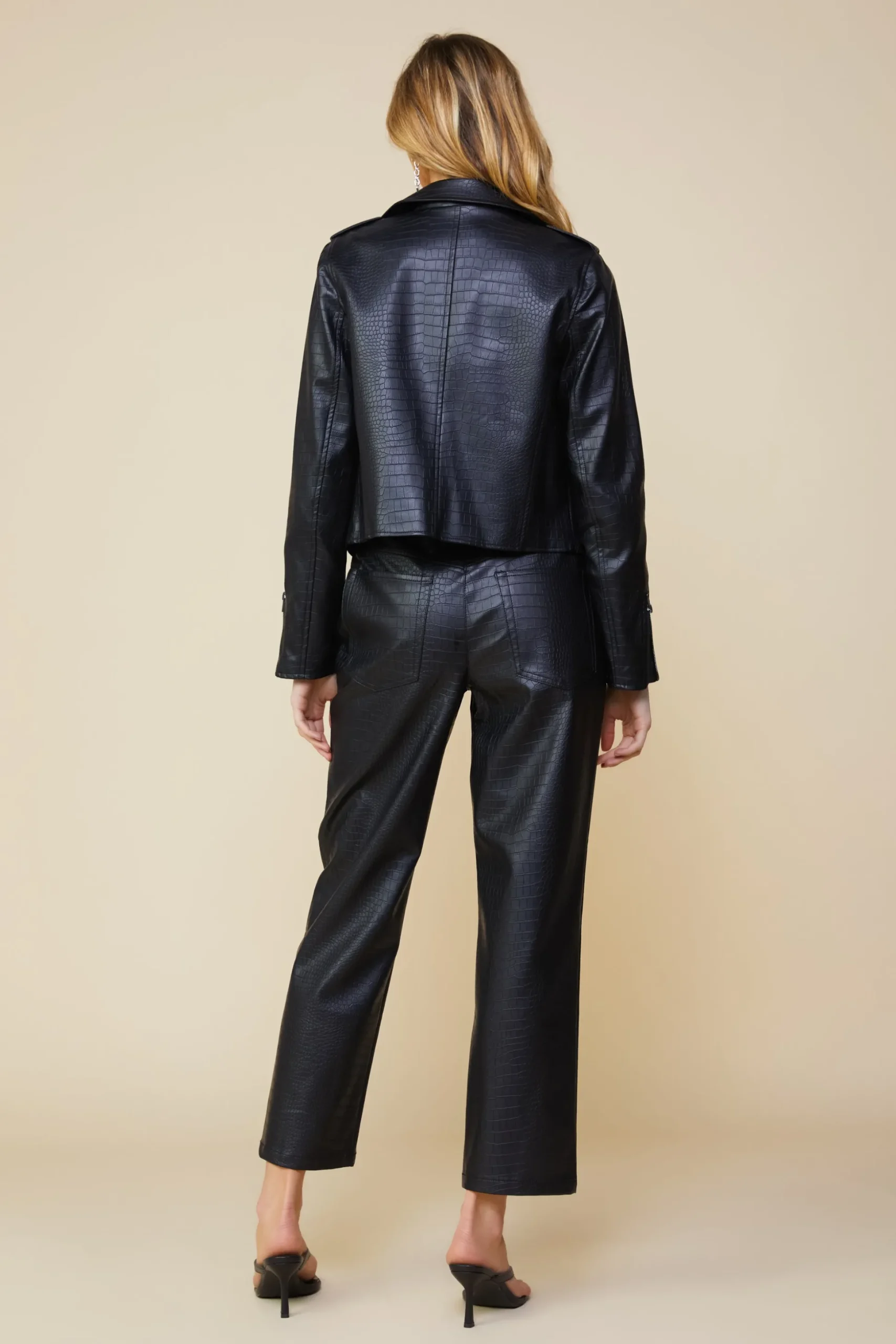 Vegan Leather Biker Jacket