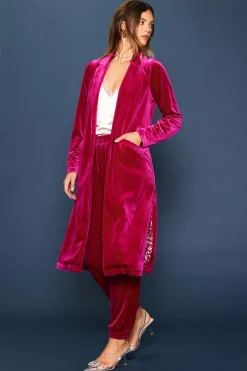 Velvet Duster Coat