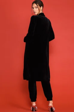 Velvet Duster Coat