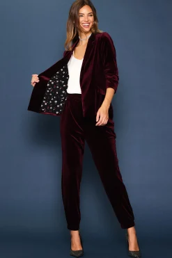 Velvet Jogger Pants