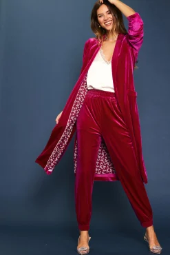 Velvet Jogger Pants