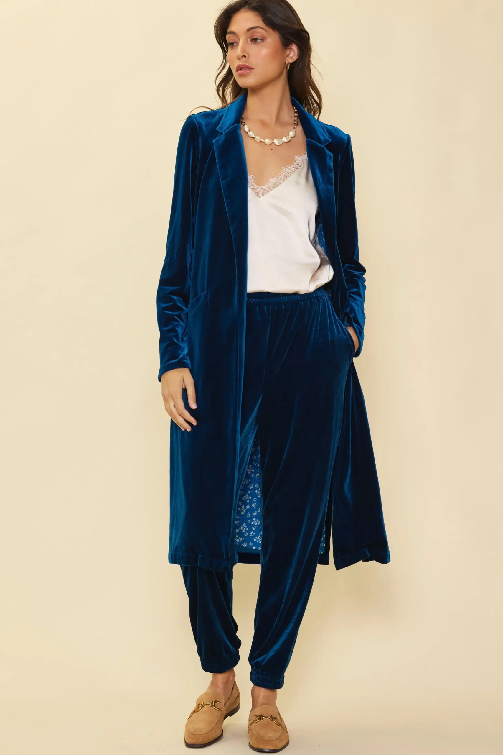 Velvet Jogger Pants