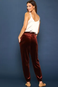 Velvet Jogger Pants