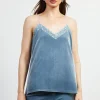 Velvet Lace Detail Cami