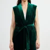 Velvet Vest with Self Tie