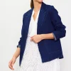 Washed Denim Blazer